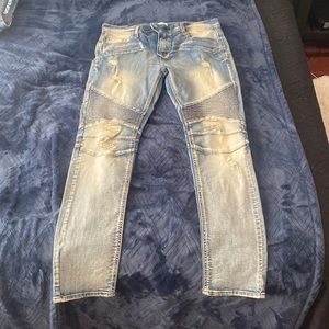 Like new KDNK skinny tapered jeans. 34x30